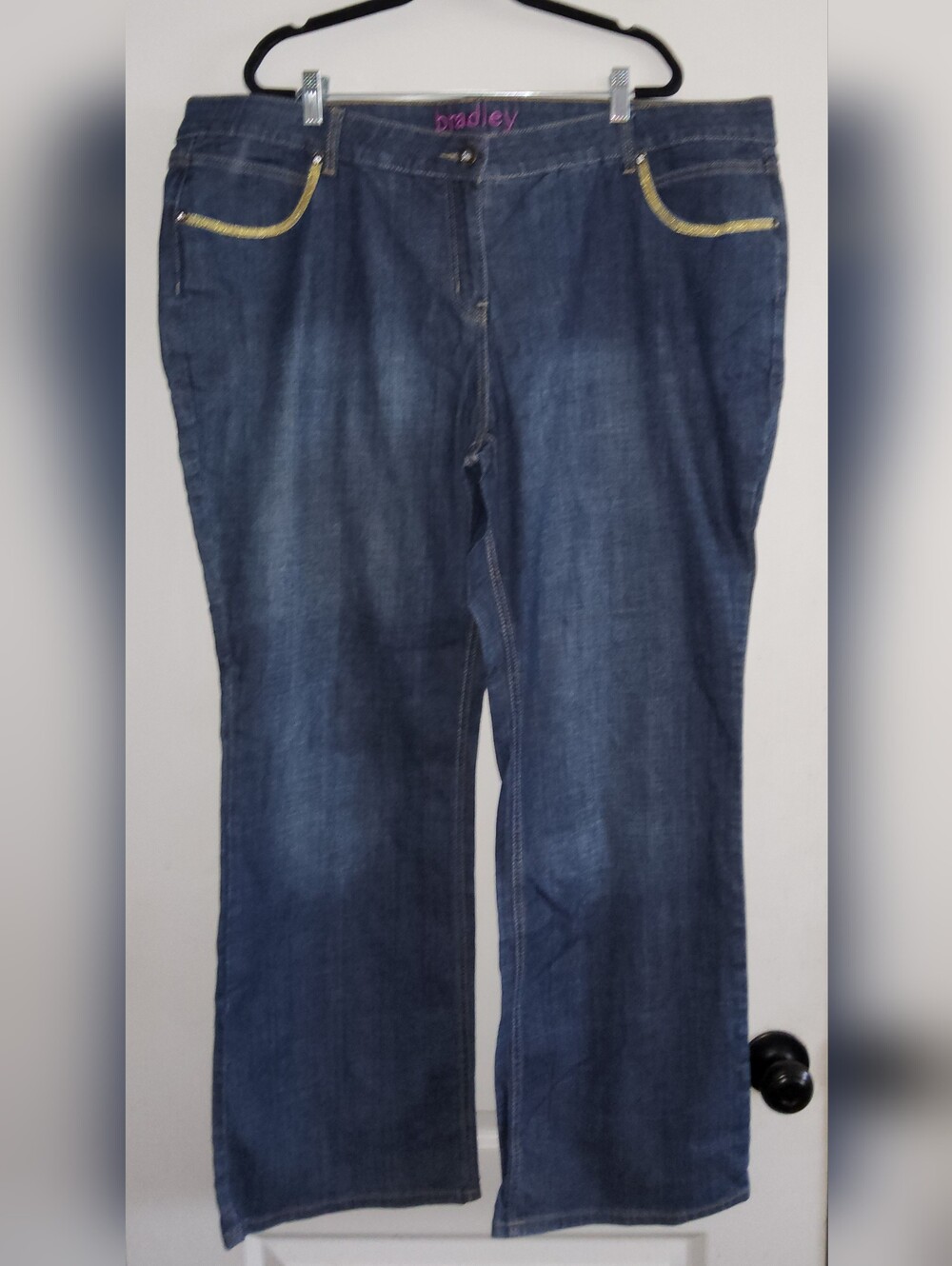 Bradley Women's Indigo Straight-Leg Jeans 26W